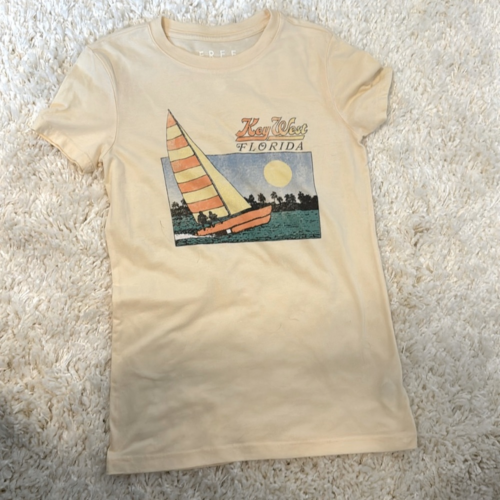 Yellow Florida Boat Shirt